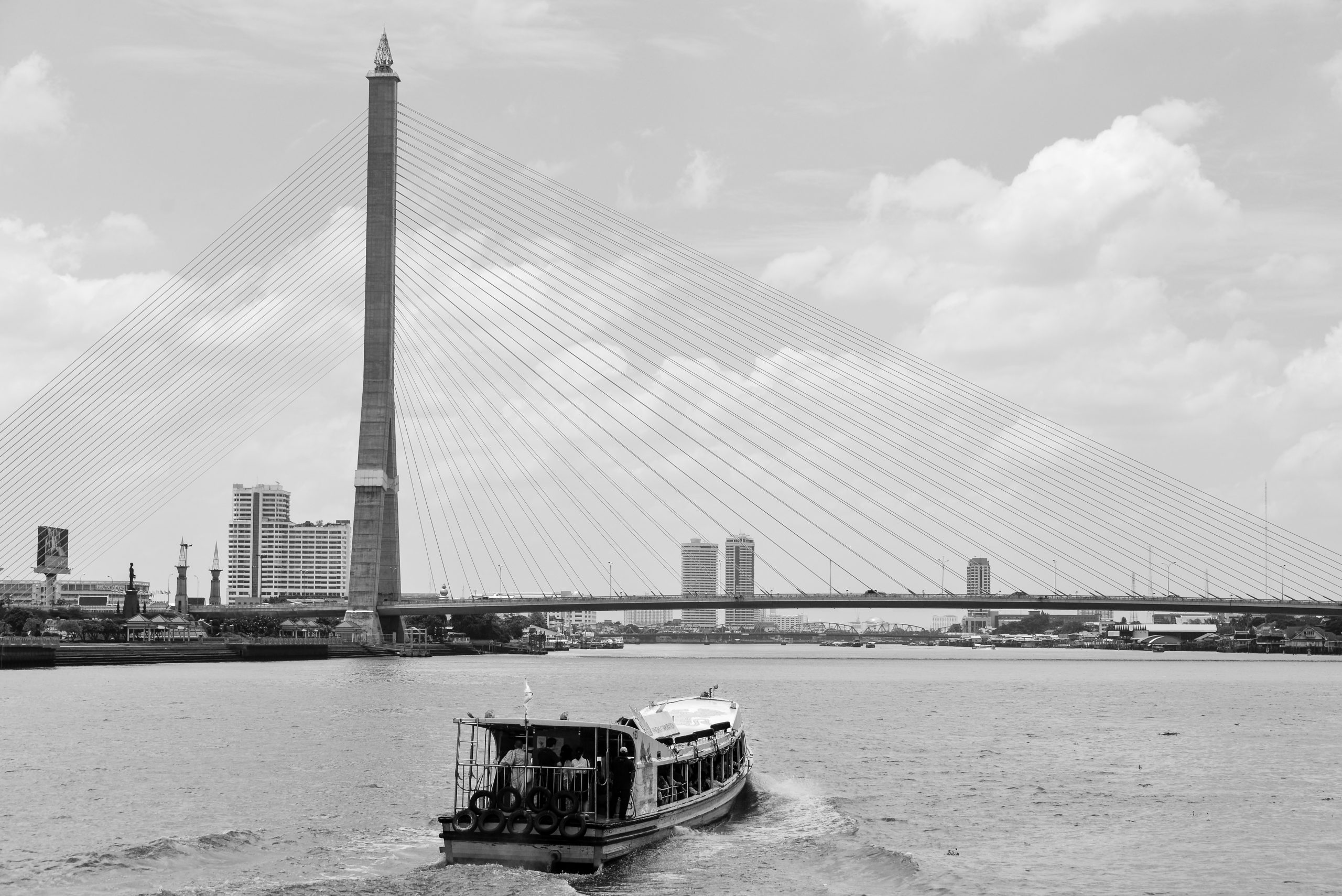 Rama VIII Bridge, Bangkok, Thailand, Asia