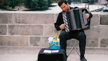 Bridge, Brahms, Prague, Europe