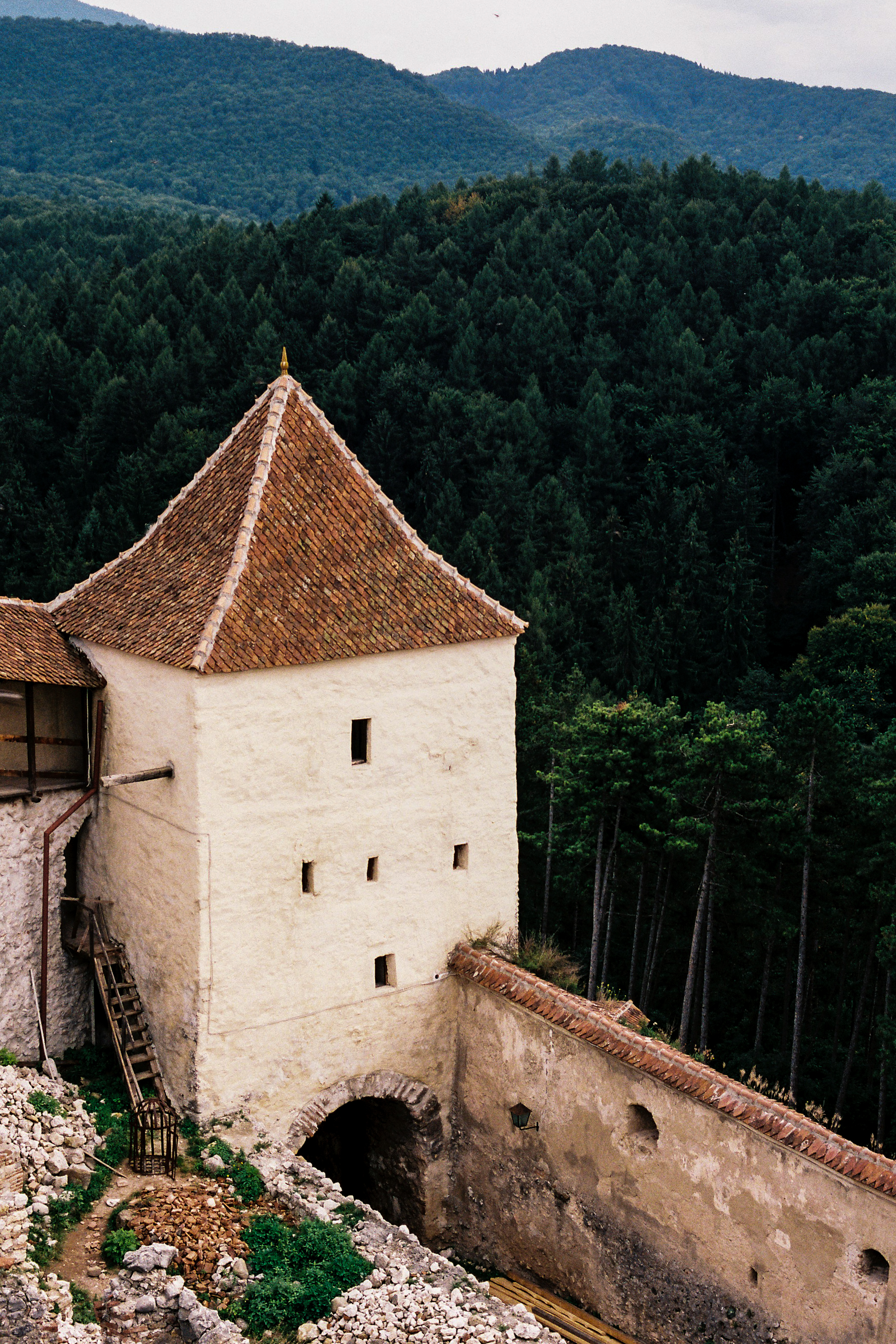 Carpathian Mountains, Râşnov Fortress, Râşnov, Romania, Europe