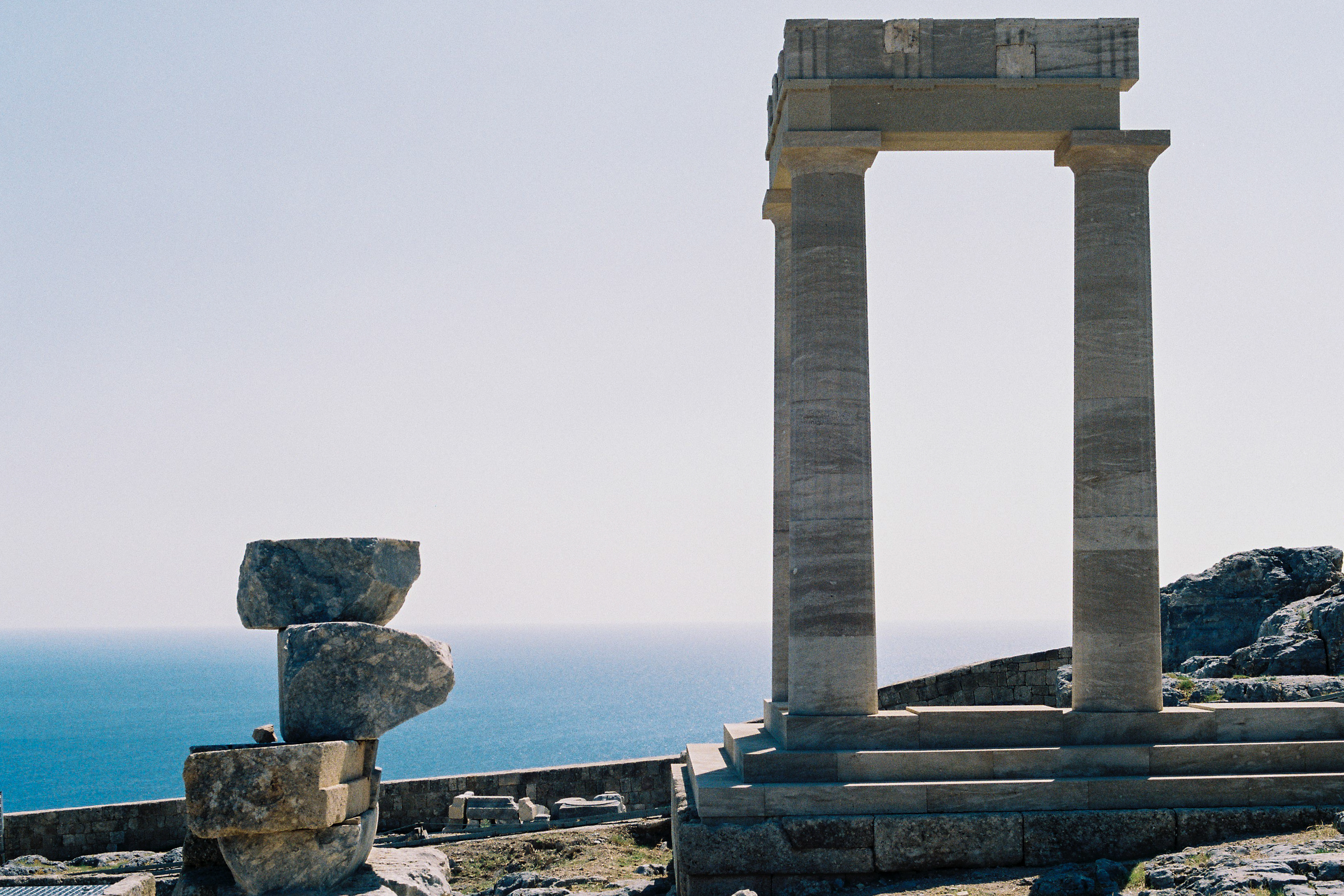 Acropolis, Lindos, Rhodes, Greece, Europe