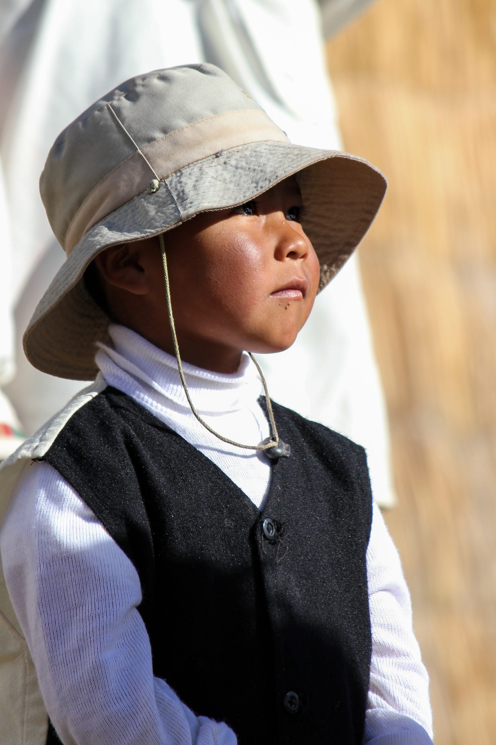 Uros Island, Lake Titicaca, Peru, South America